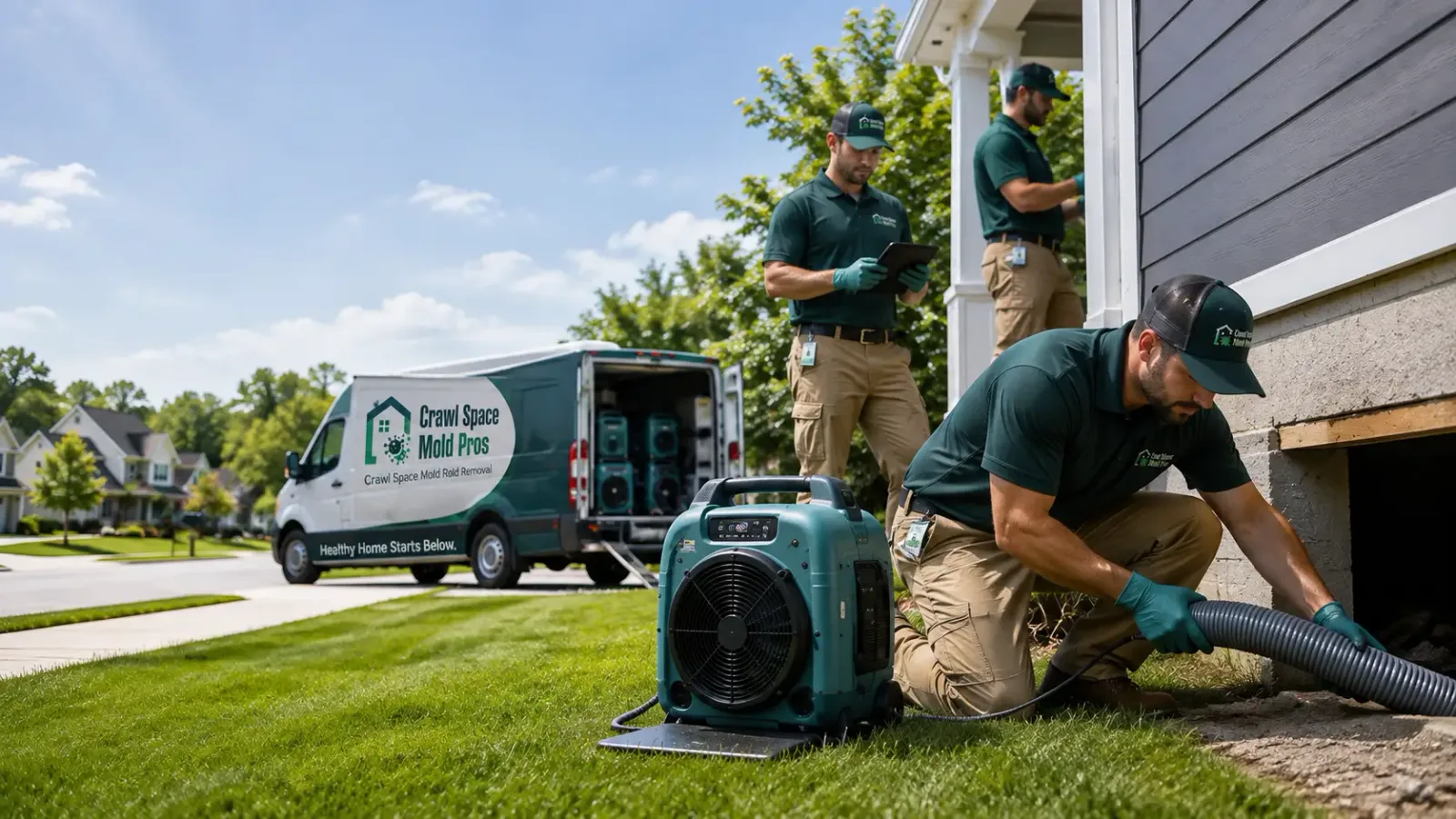 Crawl Space Mold Removal in Edmore, ND